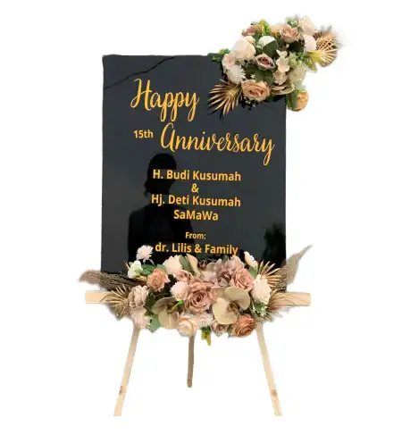 Papan Bunga Akrilik Bubon